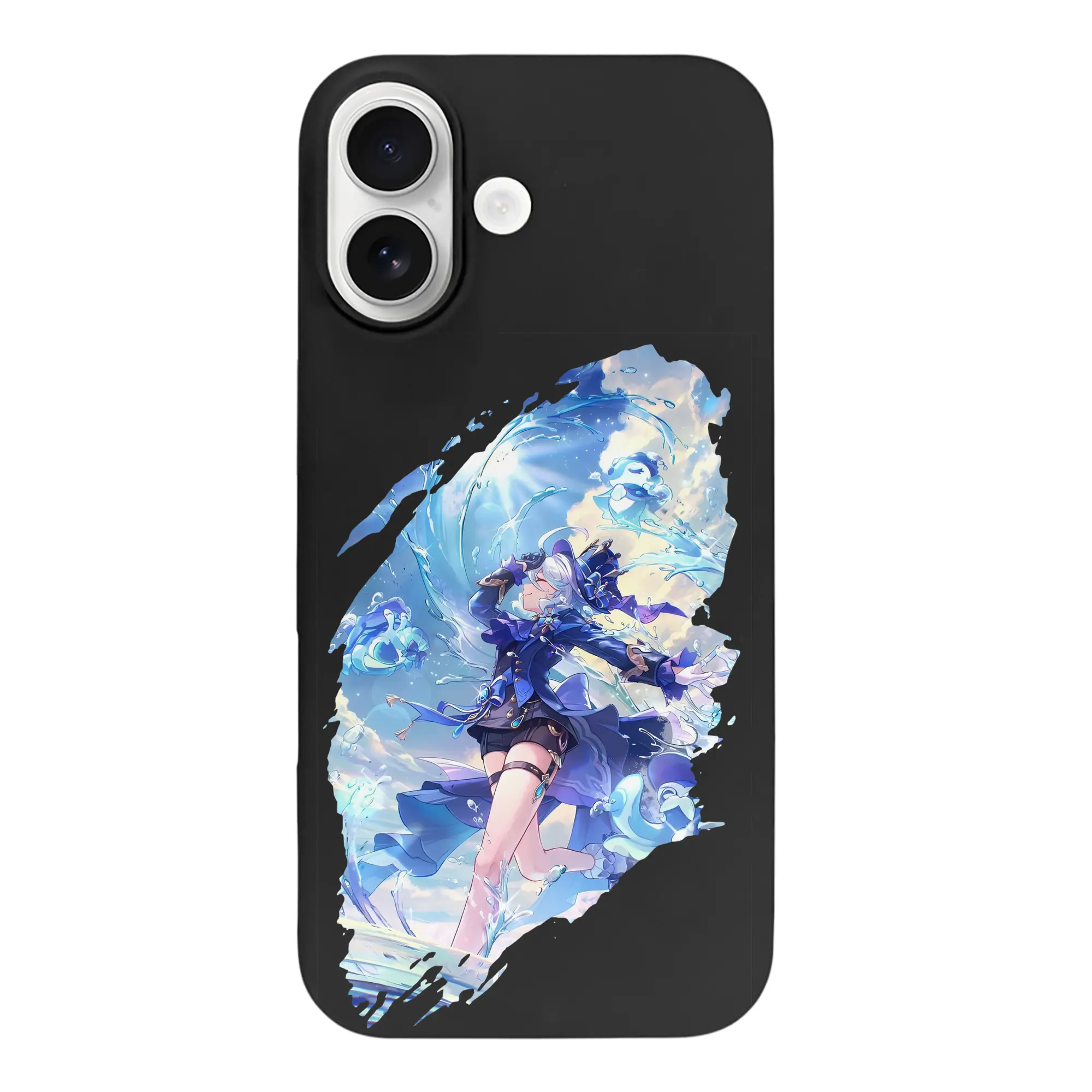 原 神 グッズ フリーナ - iPhone 17 シリーズ シリコンケース 薄型 耐衝撃 指紋防止 ソフトタッチカバー 精密フィット 傷防止 保護ケース iPhone 17/17 Air/17 Pro/17 Pro Max 対応